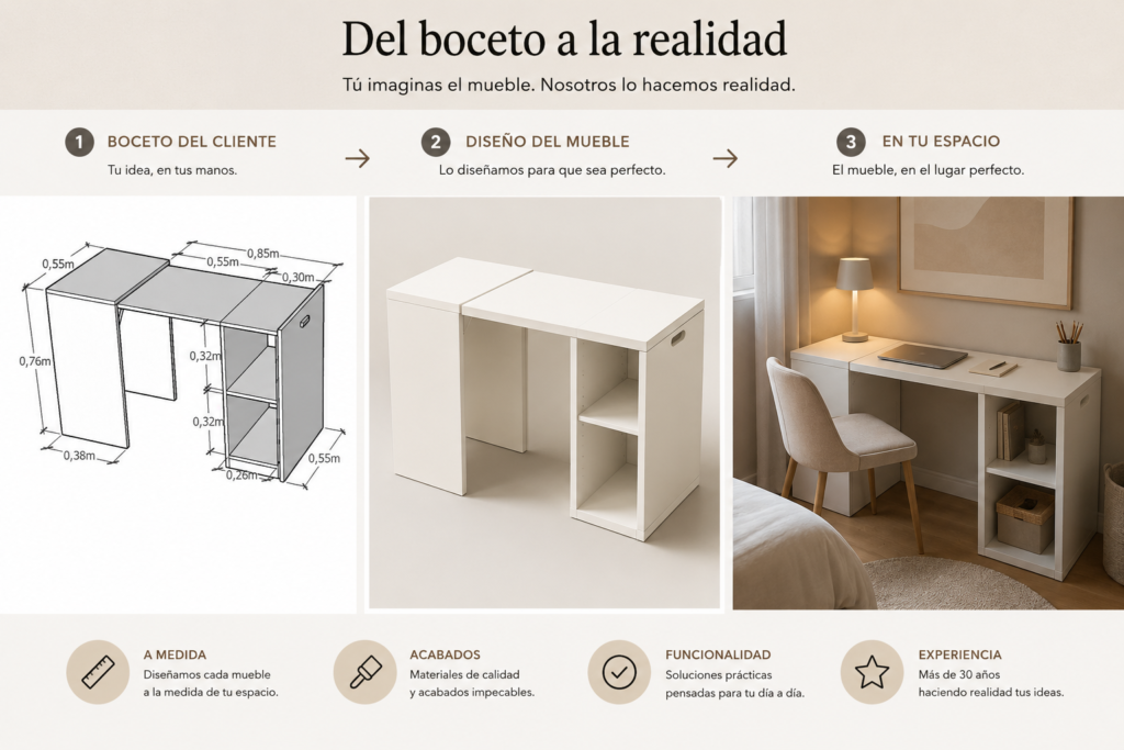boceto y realización